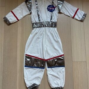 Zara White and Silver Kids Jacket